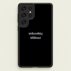 Wednesday Typogrophy  - Wednesday Phone Case for Galaxy S22 Ultra