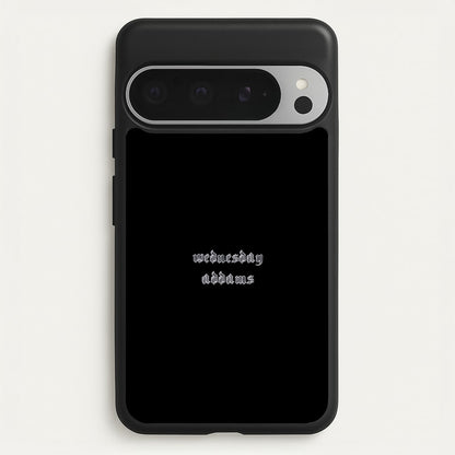 Wednesday Typogrophy  - Wednesday Phone Case for Google Pixel 9 Pro XL