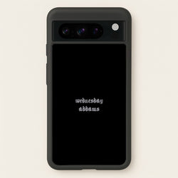 Wednesday Typogrophy  - Wednesday Phone Case for Google Pixel 8 Pro