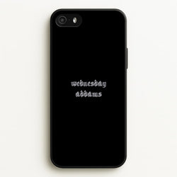 Wednesday Typogrophy  - Wednesday Phone Case for iPhone 5 / 5s / SE 2016