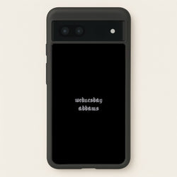 Wednesday Typogrophy  - Wednesday Phone Case for Google Pixel 7a