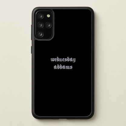 Wednesday Typogrophy  - Wednesday Phone Case for Galaxy S20 Plus