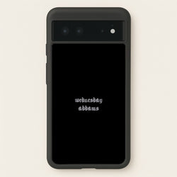 Wednesday Typogrophy  - Wednesday Phone Case for Google Pixel 6