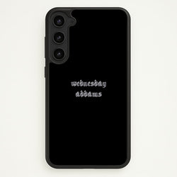 Wednesday Typogrophy  - Wednesday Phone Case for Galaxy S23 Plus
