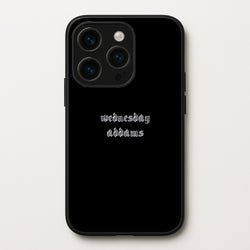Wednesday Typogrophy  - Wednesday Phone Case for iPhone 14 Pro Max