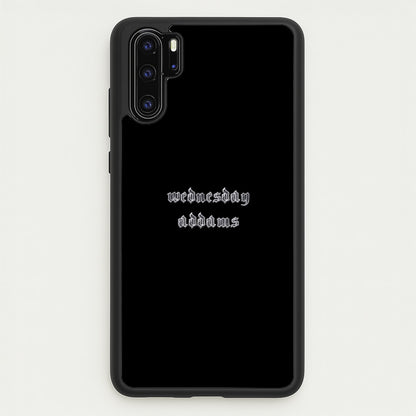 Wednesday Typogrophy  - Wednesday Phone Case for Huawei P30 Pro