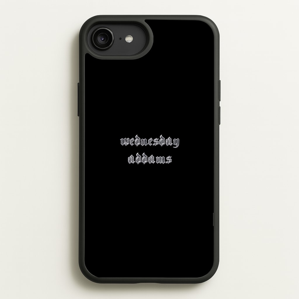 Wednesday Typogrophy  - Wednesday Phone Case for iPhone 6 Plus / 7 Plus / 8 Plus