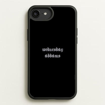 Wednesday Typogrophy  - Wednesday Phone Case for iPhone 6 Plus / 7 Plus / 8 Plus