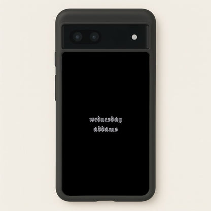 Wednesday Typogrophy  - Wednesday Phone Case for Google Pixel 6a