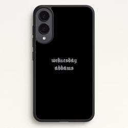 Wednesday Typogrophy  - Wednesday Phone Case for Galaxy S25 Edge
