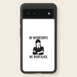 On Wednesdays We Wear Black  - Wednesday Phone Case for Google Pixel 7a