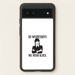 On Wednesdays We Wear Black  - Wednesday Phone Case for Google Pixel 7