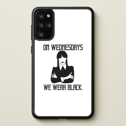 On Wednesdays We Wear Black  - Wednesday Phone Case for Galaxy S20 Plus