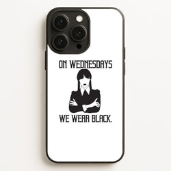 On Wednesdays We Wear Black  - Wednesday Phone Case for iPhone 12 Pro Max