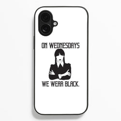 On Wednesdays We Wear Black Phone Case