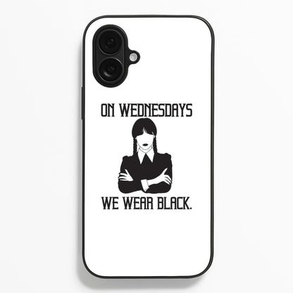 On Wednesdays We Wear Black Phone Case