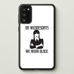 On Wednesdays We Wear Black  - Wednesday Phone Case for Galaxy S20