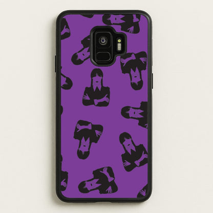 Addams Pattern  - Wednesday Phone Case for Galaxy S9