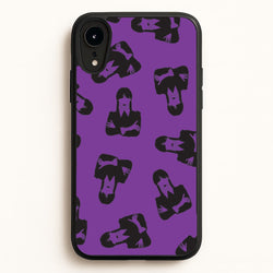 Addams Pattern  - Wednesday Phone Case for iPhone XR