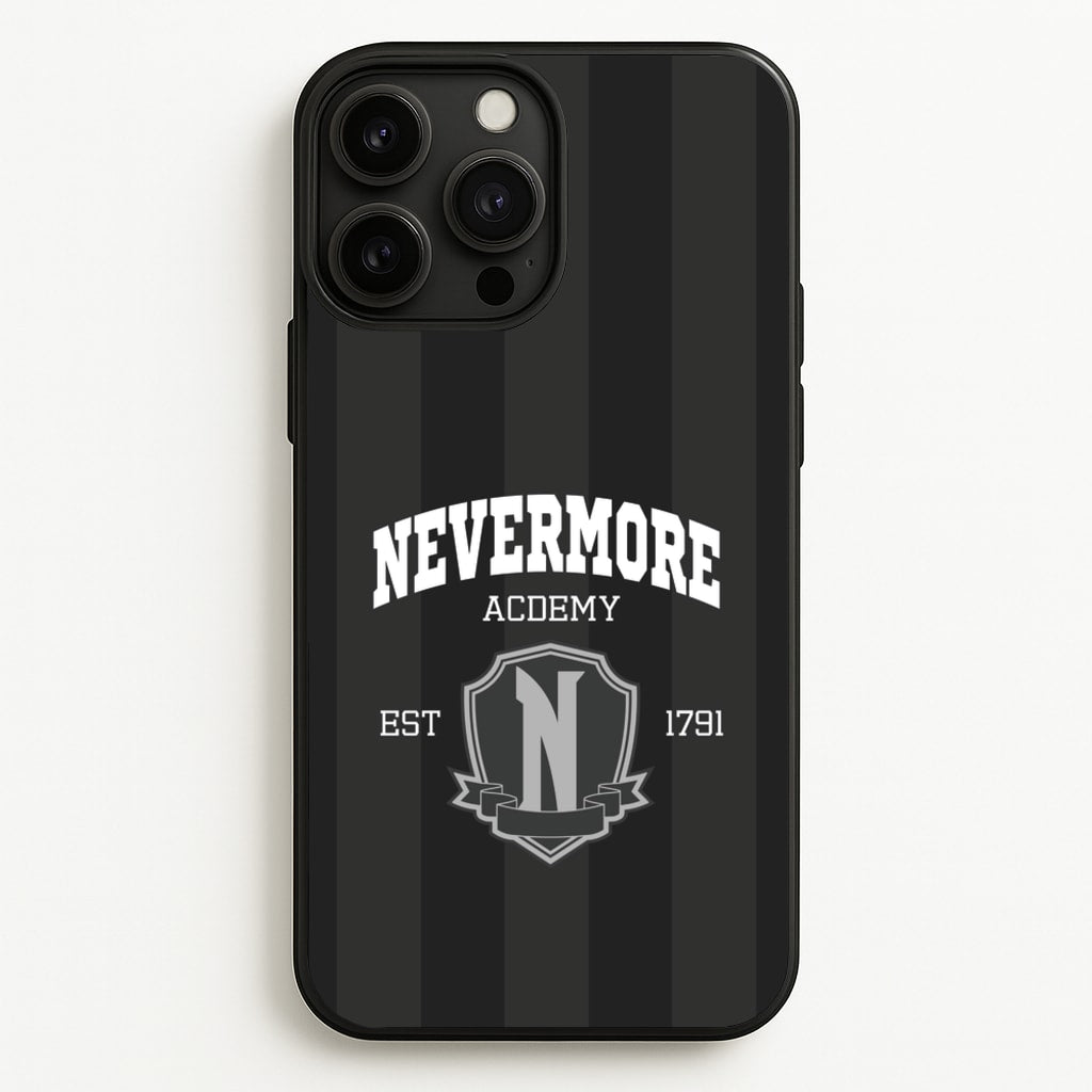 Addams Academy Gray  - Wednesday Phone Case for iPhone 13 Pro Max