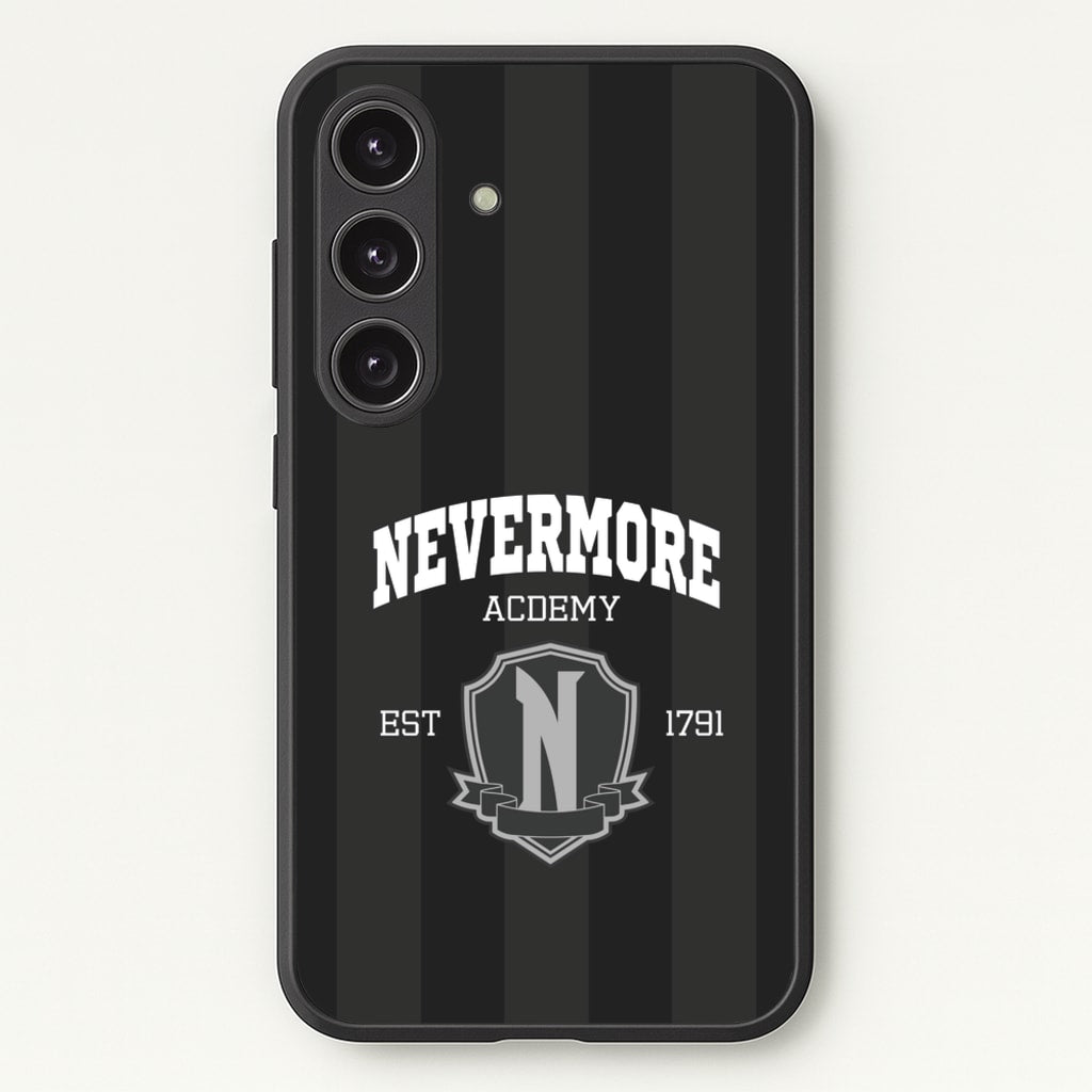 Addams Academy Gray  - Wednesday Phone Case for Galaxy S24