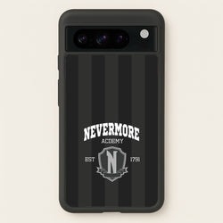 Addams Academy Gray  - Wednesday Phone Case for Google Pixel 8 Pro