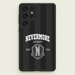 Addams Academy Gray  - Wednesday Phone Case for Galaxy S22 Ultra