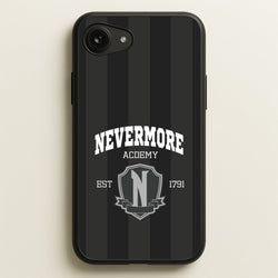 Addams Academy Gray  - Wednesday Phone Case for iPhone 16e