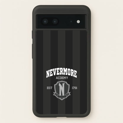 Addams Academy Gray  - Wednesday Phone Case for Google Pixel 7