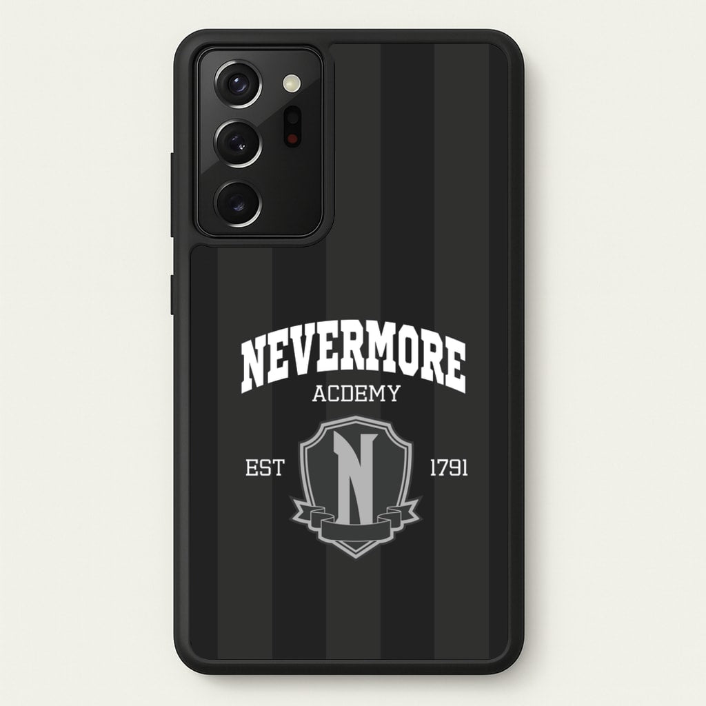Addams Academy Gray  - Wednesday Phone Case for Galaxy Note 20 Ultra