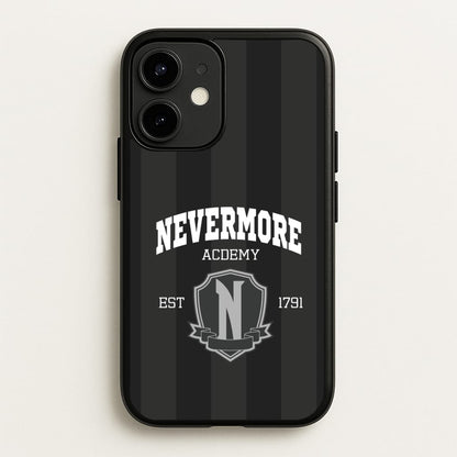 Addams Academy Gray  - Wednesday Phone Case for iPhone 12 Mini