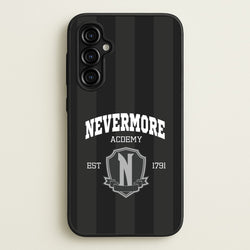 Addams Academy Gray  - Wednesday Phone Case for Galaxy A54