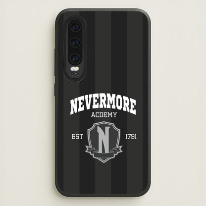 Addams Academy Gray  - Wednesday Phone Case for Huawei P30