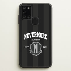 Addams Academy Gray  - Wednesday Phone Case for Galaxy A21s