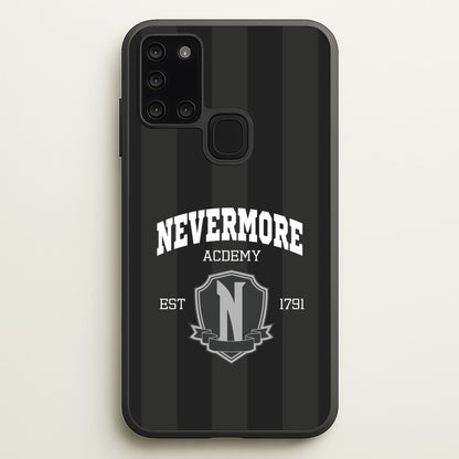 Addams Academy Gray  - Wednesday Phone Case for Galaxy A21s