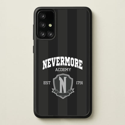 Addams Academy Gray  - Wednesday Phone Case for Galaxy A71