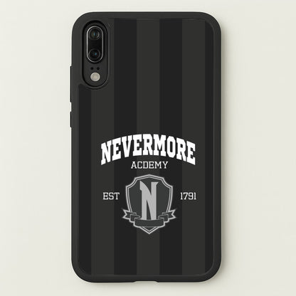 Addams Academy Gray  - Wednesday Phone Case for Huawei P20