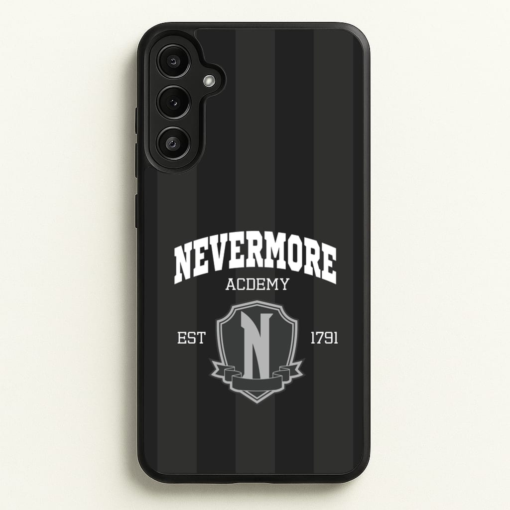 Addams Academy Gray  - Wednesday Phone Case for Galaxy A34