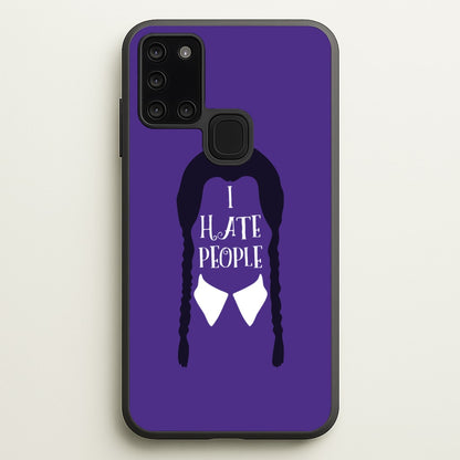 I Hate People  - Wednesday Phone Case for Galaxy A21s