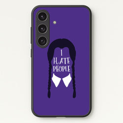 I Hate People  - Wednesday Phone Case for Galaxy S24