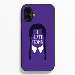I Hate People  - Wednesday Phone Case for iPhone 16 Plus