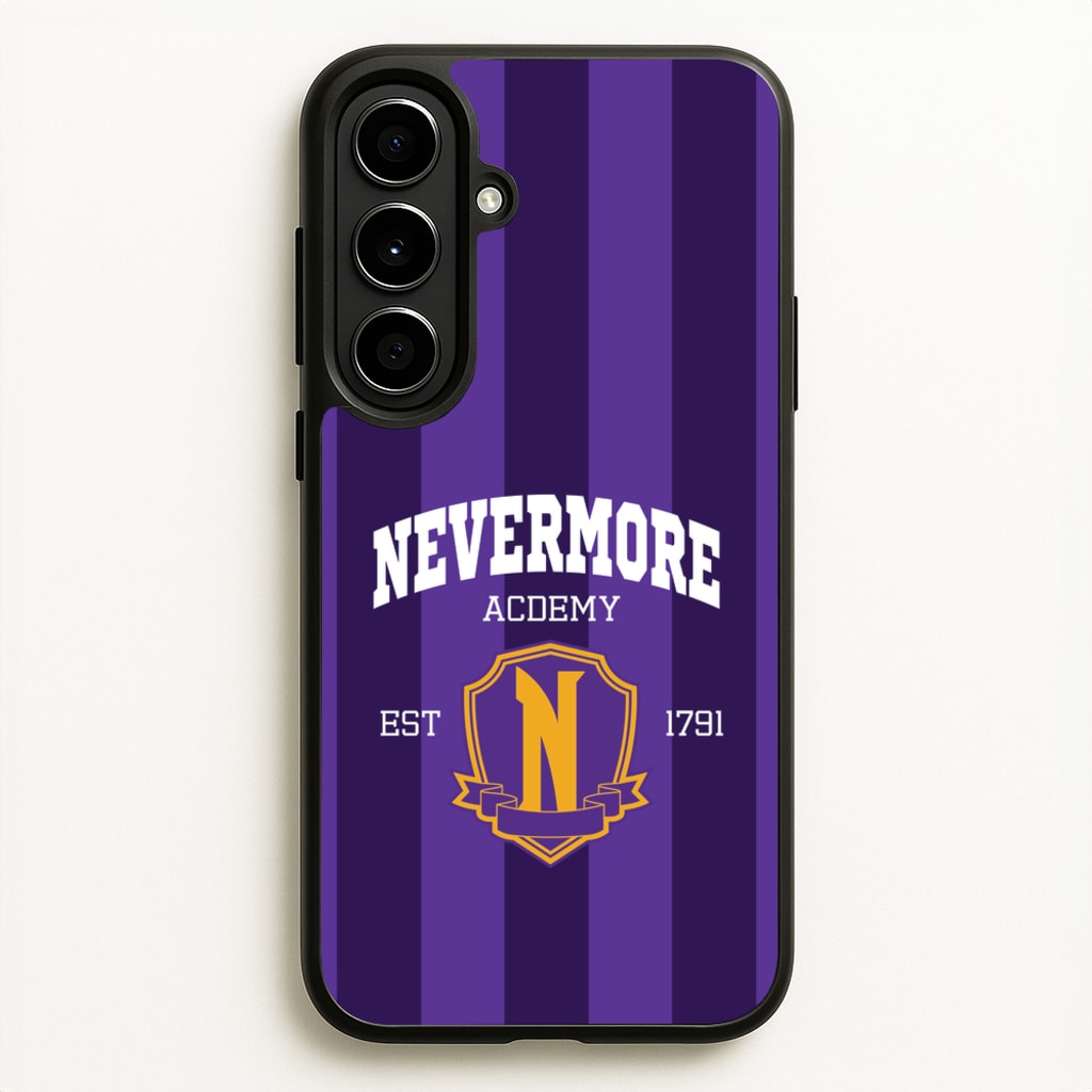 Addams Academy Purple  - Wednesday Phone Case for Galaxy A56