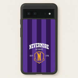 Addams Academy Purple  - Wednesday Phone Case for Google Pixel 7