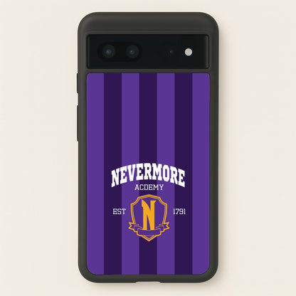 Addams Academy Purple  - Wednesday Phone Case for Google Pixel 7