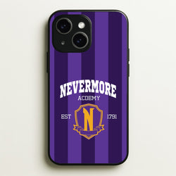 Addams Academy Purple  - Wednesday Phone Case for iPhone 14