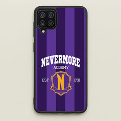 Addams Academy Purple  - Wednesday Phone Case for Galaxy A12