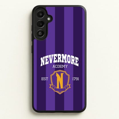 Addams Academy Purple  - Wednesday Phone Case for Galaxy A34