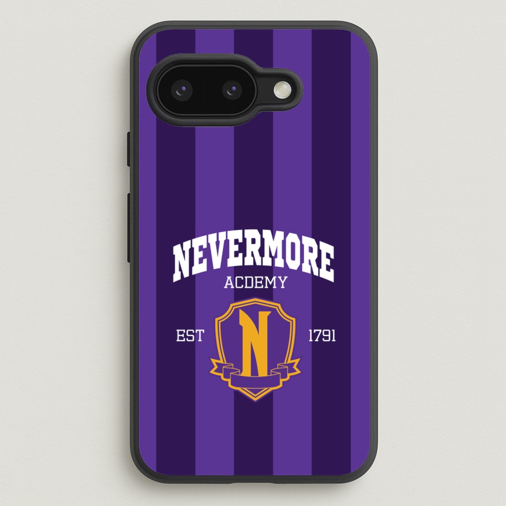 Addams Academy Purple  - Wednesday Phone Case for Google Pixel 9a