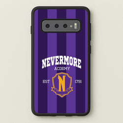 Addams Academy Purple  - Wednesday Phone Case for Galaxy S10