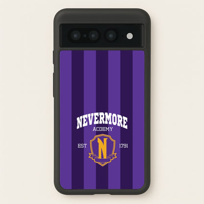 Addams Academy Purple  - Wednesday Phone Case for Google Pixel 7 Pro